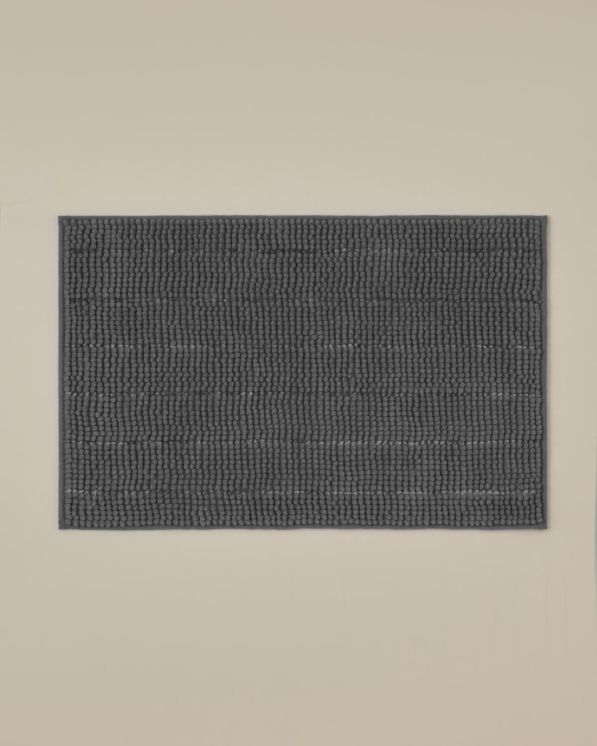Premium Non Slip Bathroom Floor Mat   Grey   50x80cm