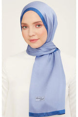 Trendy Shimmering Shawl - Deep Blue - TryAladdin