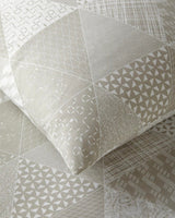 Professional Grade Easy Iron Beige Patchwork Duvet Set
