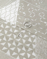 Professional Grade Easy Iron Beige Patchwork Duvet Set