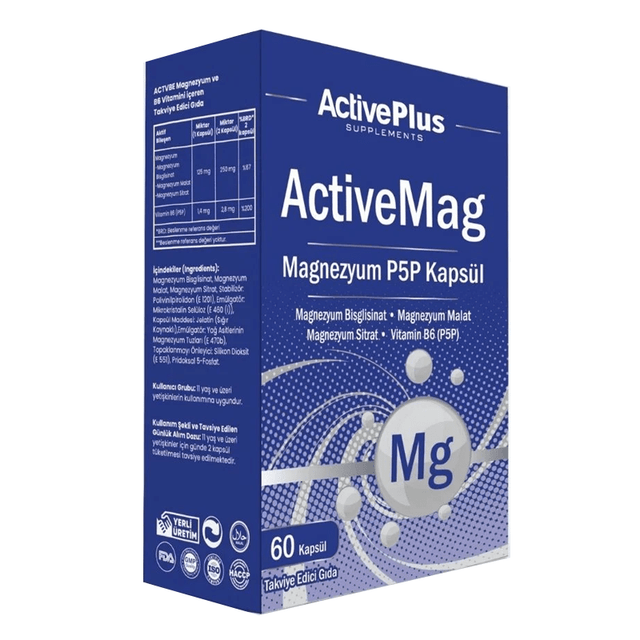 Triple Magnesium Complex with Vitamin B6 P5P - Essential Support Capsules - TryAladdin