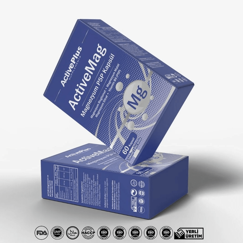 Triple Magnesium Complex with Vitamin B6 P5P - Essential Support Capsules - TryAladdin