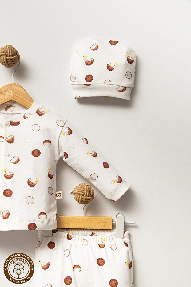 Tropical Coconut Theme Newborn Baby Hospital Exit Set - 5 Piece - TryAladdin