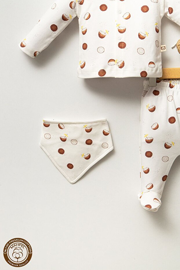 Tropical Coconut Theme Newborn Baby Hospital Exit Set - 5 Piece - TryAladdin