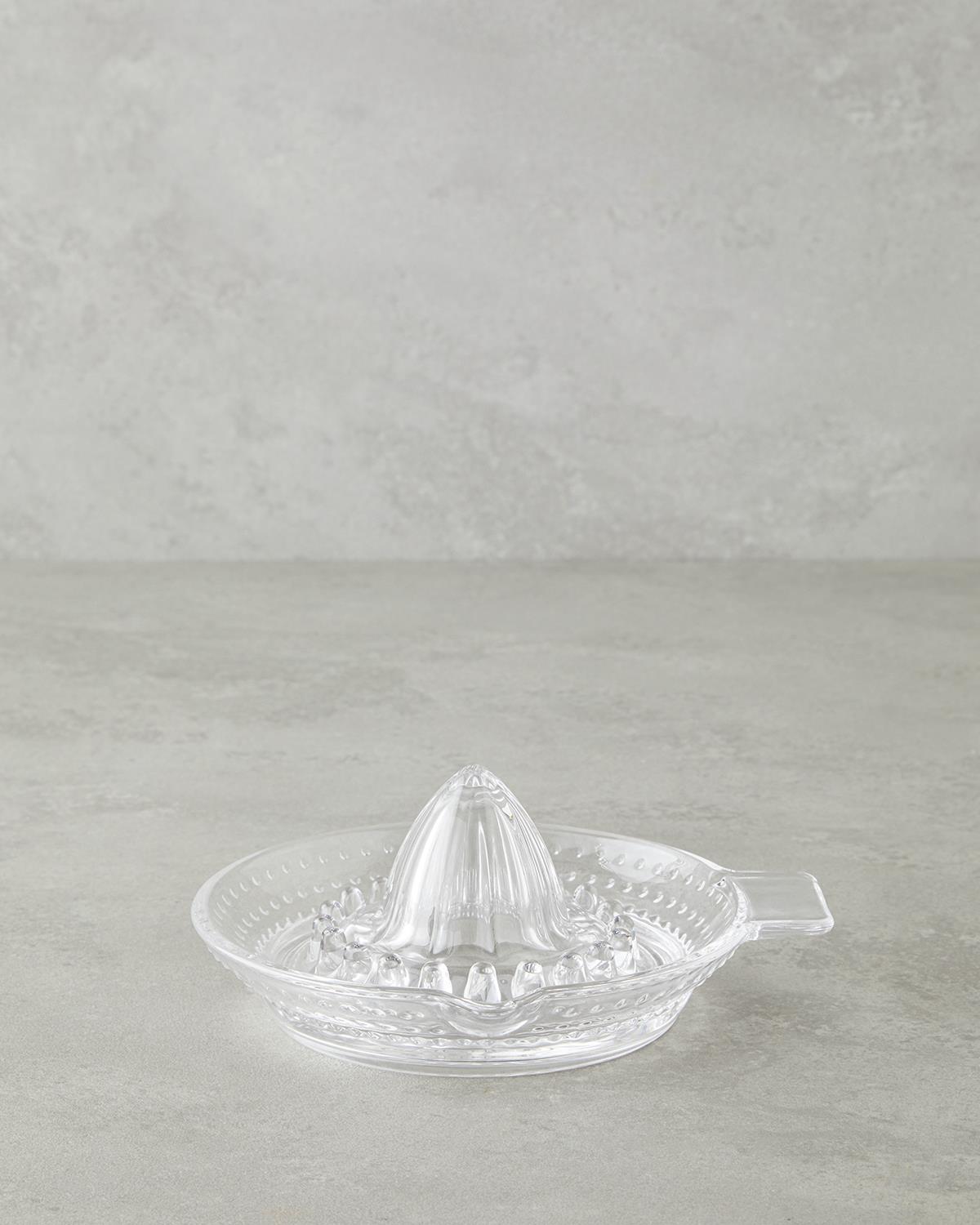 Professional Grade Clear Glass Lemon Squeezer