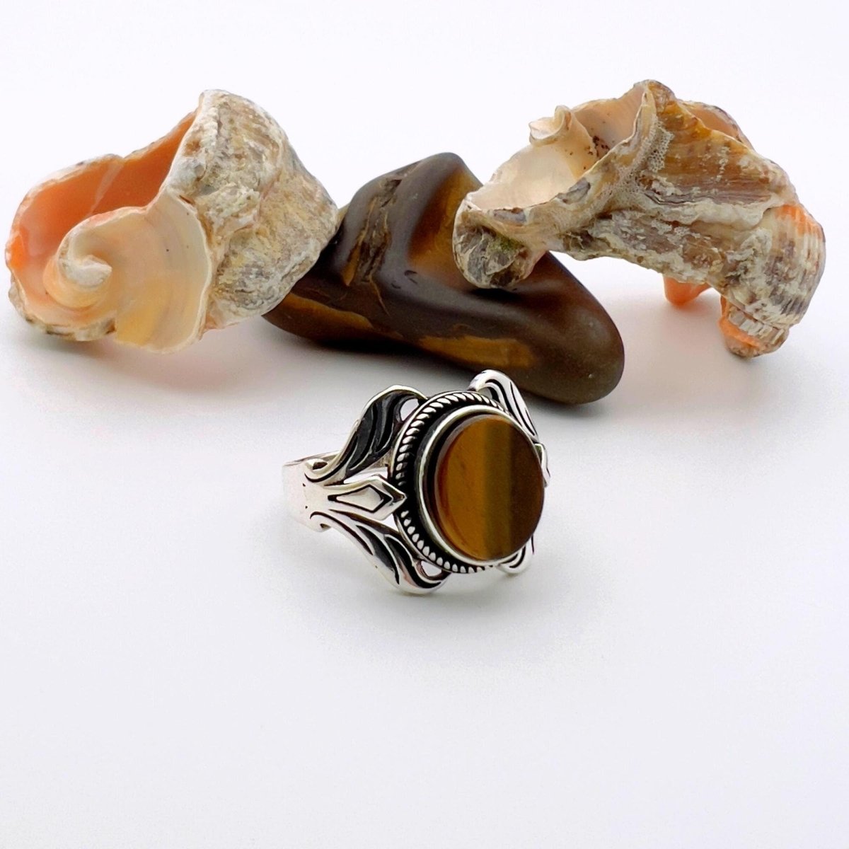 Turkish Tiger's Eye Men's Ring