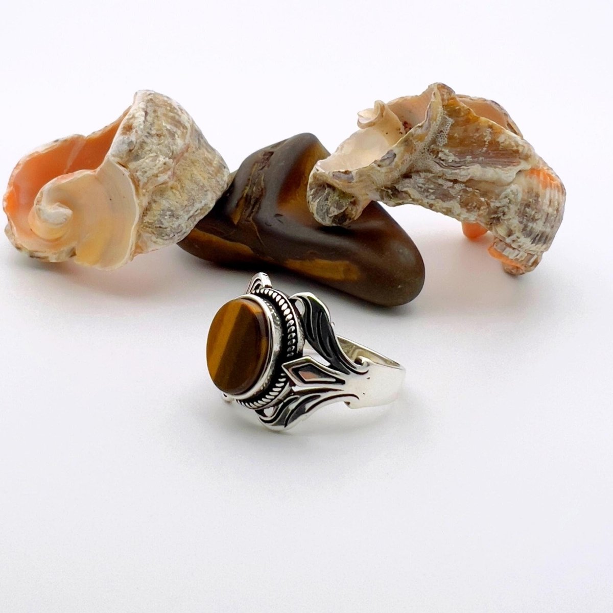 Turkish Tiger's Eye Men's Ring