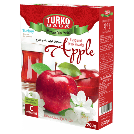 TURKOBABA Premium Apple Flavored Powder Drink Mix - 200g - TryAladdin