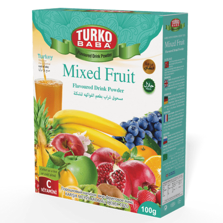 TURKOBABA Premium Assorted Fruit Flavor Powder Drink Mix - 100g - TryAladdin