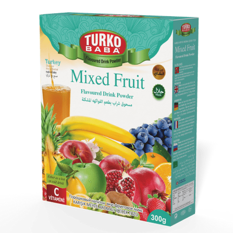 TURKOBABA Premium Assorted Fruit Powder Beverage Mix - 300g - TryAladdin