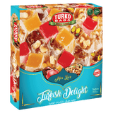 TURKOBABA Premium Assorted Mixed Nuts Turkish Delight - 550g - TryAladdin