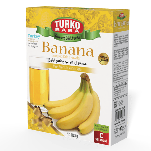 TURKOBABA Premium Banana Instant Drink Powder - 100g - TryAladdin