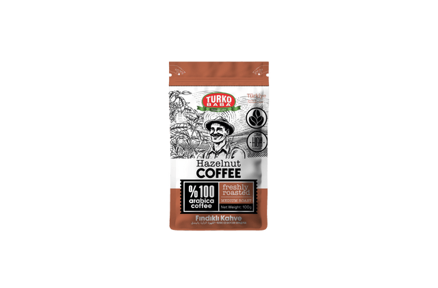 TURKOBABA Premium Hazelnut Flavored Arabica Coffee - 100g - TryAladdin