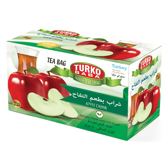 TURKOBABA Premium Herbal Lemon Infusion Tea Bags - 20 Count - TryAladdin