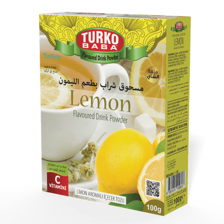 TURKOBABA Premium Mint Lemon Instant Beverage Mix - 100g - TryAladdin