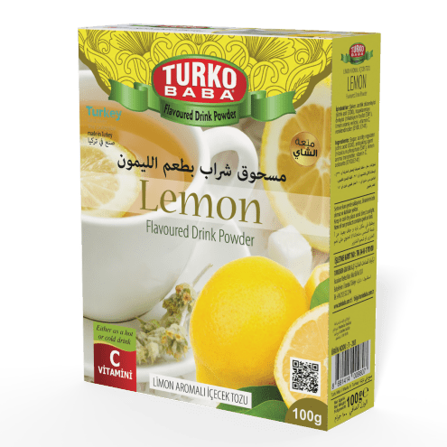 TURKOBABA Premium Mint Lemon Instant Beverage Mix - 100g - TryAladdin