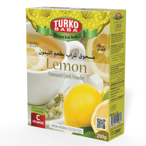 TURKOBABA Premium Mint Lemon Instant Drink Mix - 200g - TryAladdin
