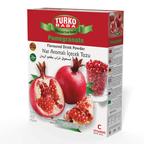 TURKOBABA Premium Pomegranate Flavored Drink Mix Powder - 300g - TryAladdin
