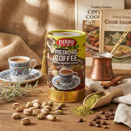 TURKOBABA Premium Roasted Menengic Pistachio Coffee - 200g - TryAladdin