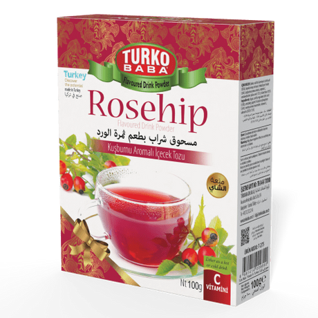 TURKOBABA Premium Rosehip Flavored Instant Drink Powder - 100g - TryAladdin