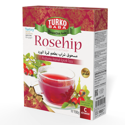 TURKOBABA Premium Rosehip Flavored Instant Drink Powder - 100g - TryAladdin