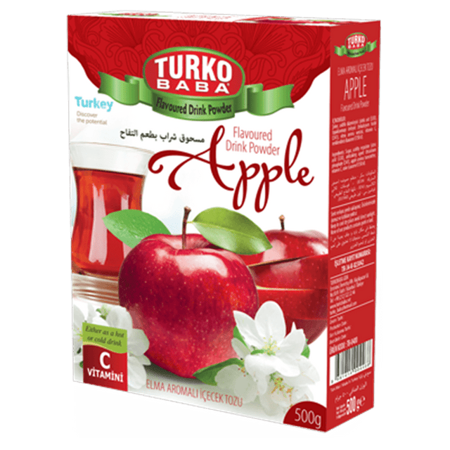 TURKOBABA Professional Apple Flavored Drink Powder Mix - 500g - TryAladdin