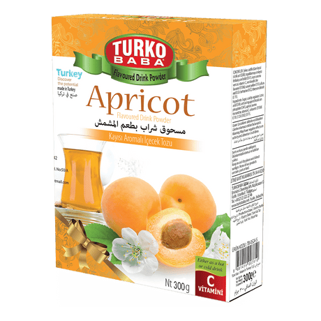 TURKOBABA Professional Apricot Flavored Powder Drink Mix - 300g - TryAladdin