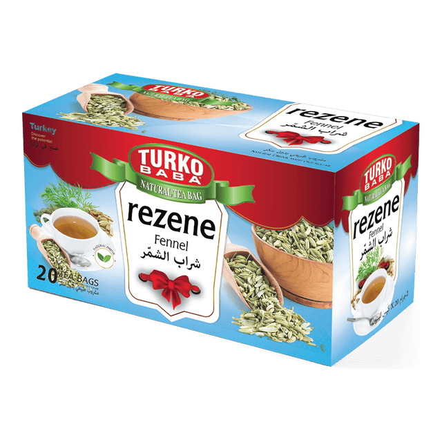 TURKOBABA Professional Fennel Herbal Tea Bags - 20 Count - TryAladdin