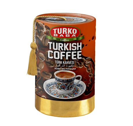 TURKOBABA Professional Fine - Ground Medium - Roasted Arabica Turkish Coffee - 200g - TryAladdin