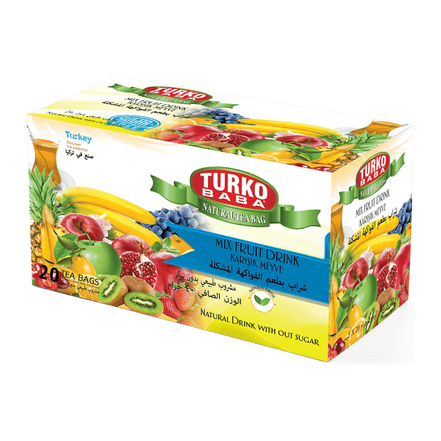 TURKOBABA Professional Herbal Fruit Tea Box - 20 Tea Bags - TryAladdin
