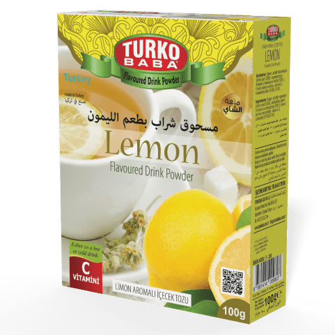 TURKOBABA Professional Instant Lemon Flavor Drink Mix - 100g - TryAladdin