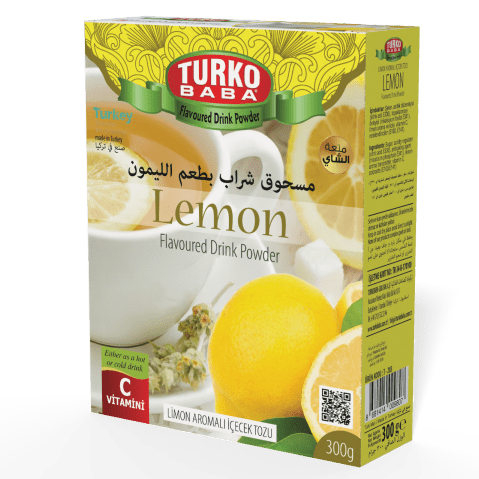 TURKOBABA Professional Lemon Flavored Instant Drink Powder - 300g - TryAladdin