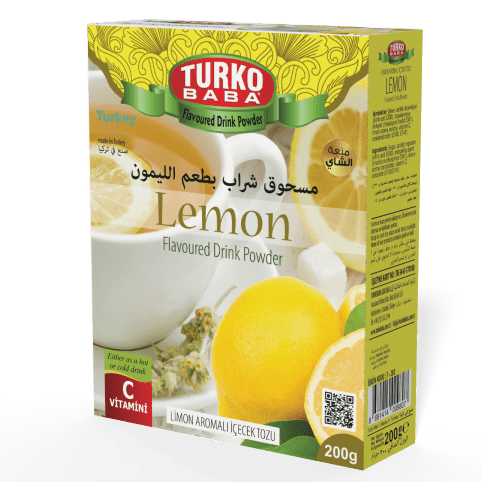TURKOBABA Professional Lemon Flavored Powder Drink Mix - 200g - TryAladdin