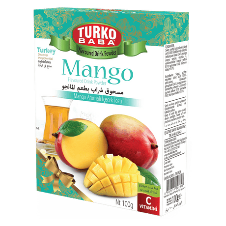 TURKOBABA Professional Mango Flavor Beverage Powder - 100g - TryAladdin