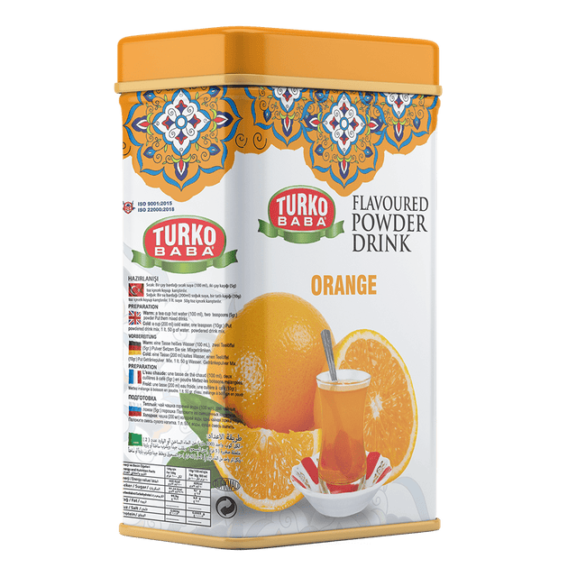 TURKOBABA Professional Orange Flavor Powdered Beverage Mix - 250g - TryAladdin