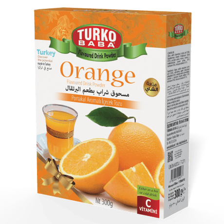 TURKOBABA Professional Orange Flavored Powder Drink Mix - 300g - TryAladdin