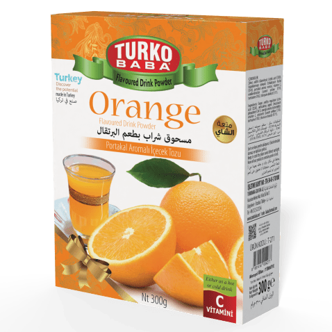 TURKOBABA Professional Orange Flavored Powder Drink Mix - 300g - TryAladdin