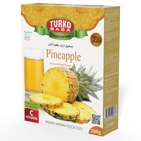 TURKOBABA Professional Pineapple Flavored Powder Drink Mix - 200g - TryAladdin