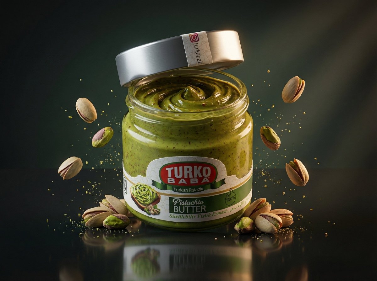 TURKOBABA Professional Premium Pistachio Paste Jar - 220g - TryAladdin
