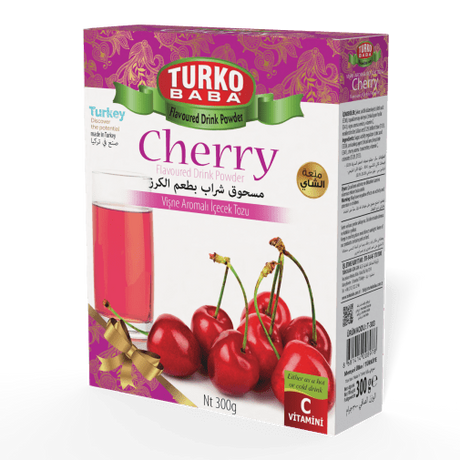 TURKOBABA Professional Sour Cherry Flavored Powder Drink Mix - 300g - TryAladdin
