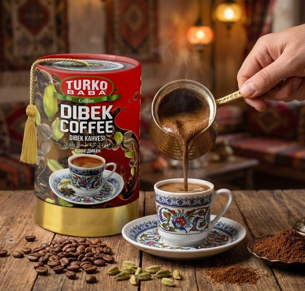 TURKOBABA Professional Traditional Dibek Coffee Blend - 200g - TryAladdin
