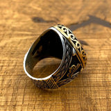 Turquoise Men's Handmade Ring