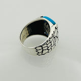 Turquoise Men's Natural Stone Ring