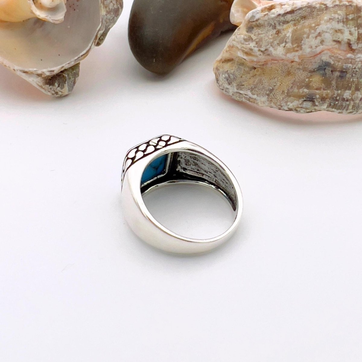 Turquoise Men's Silver Ring