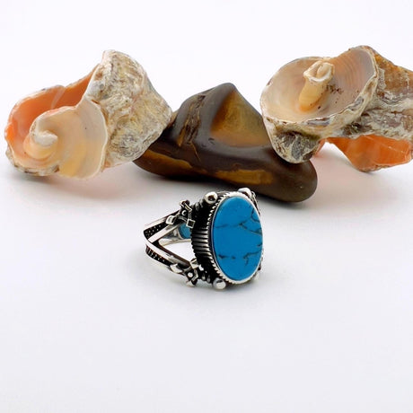 Turquoise Men's Silver Ring