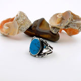 Turquoise Men's Silver Ring