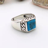 Turquoise Men's Silver Ring