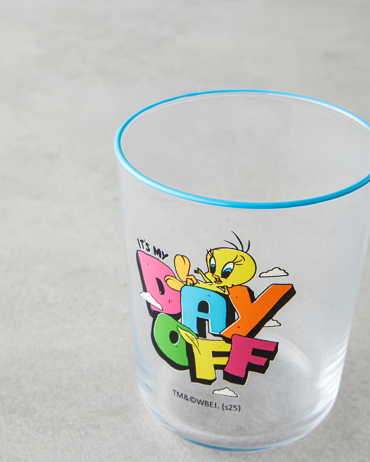 Professional Licensed Tweety Bird Drinking Glasses   3 Pack   315ml