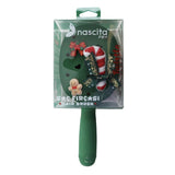 Twistlo Christmas Themed Hair Brush - Festive Green - TryAladdin