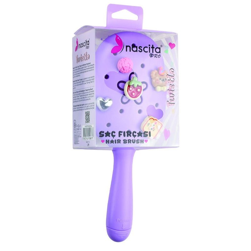 Twistlo Detangling Hair Brush for Smooth, Knot - Free Hair - Lilac - TryAladdin
